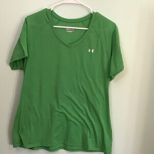 Under Armour Women's Bright Green Short Sleeve Tee